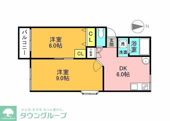 スコットハイツIIIの物件間取画像